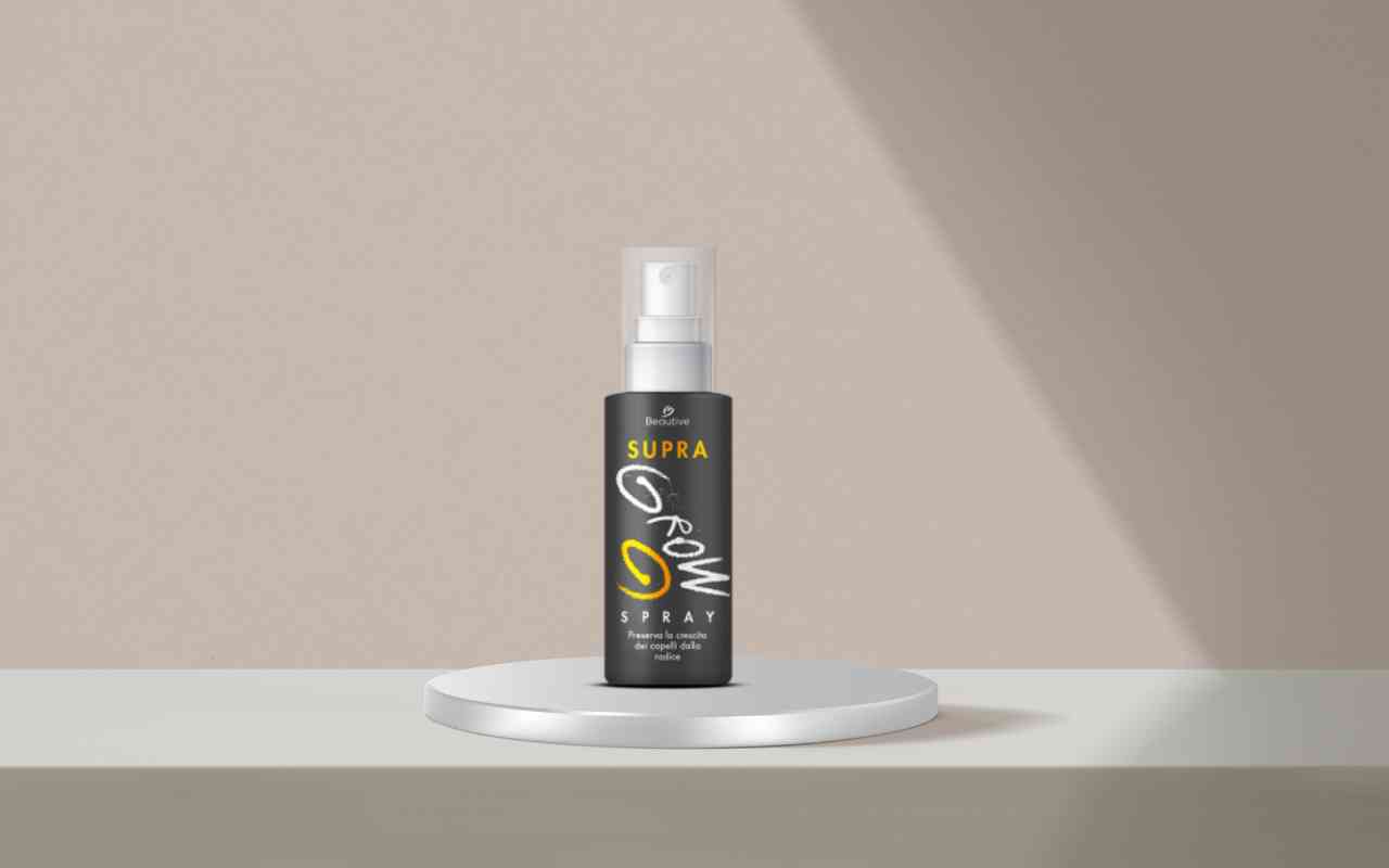 Prova SupraGrow Spray e stimola la crescita dei tuoi capelli con ingredienti naturali