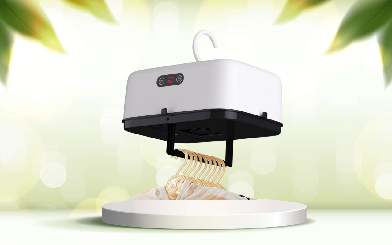 Scopri la comodità dell’asciugatrice portatile compatta: asciuga ovunque, risparmia spazio