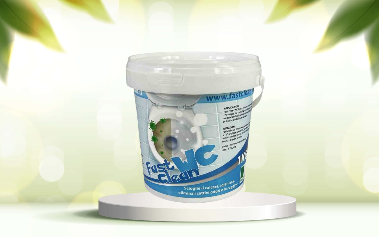 Elimina calcare e ruggine dal WC senza fatica: prova Fast Clear WC biologico ora